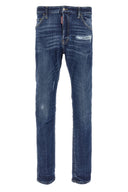 Pantalon Cuir Bleu
