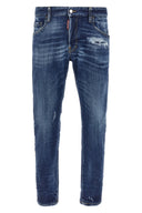 Pantalon Cuir Bleu