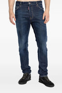 Pantalon Cuir Bleu