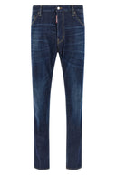 Pantalon Cuir Bleu