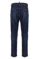 Pantalon Cuir Bleu