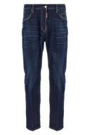Pantalon Cuir Bleu