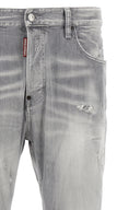 Pantalon Cuir Gris