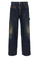Pantalon Cuir Bleu