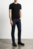 Pantalon Cuir Bleu