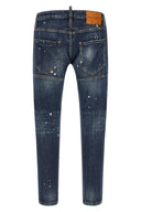 Pantalon Cuir Bleu