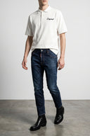 Pantalon Cuir Bleu