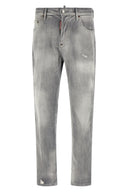Pantalon Cuir Gris