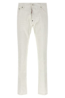 Pantalon Cuir Blanc