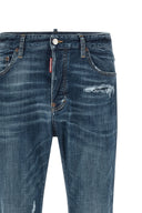 Pantalon Cuir Bleu