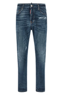 Pantalon Cuir Bleu