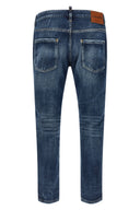 Pantalon Cuir Bleu