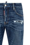Pantalon Cuir Bleu