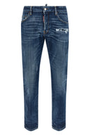 Pantalon Cuir Bleu
