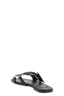 Talons Cuir Noir