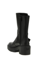 Talons Cuir Noir