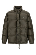 Doudoune Nylon Gris