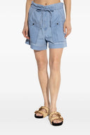 Short Coton Bleu Clair