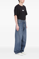Pantalon Cuir Bleu