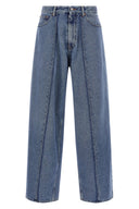 Pantalon Cuir Bleu