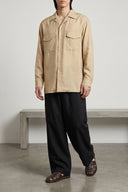 Chemise Soie Beige