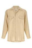 Chemise Soie Beige