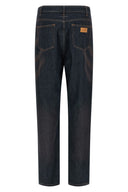Pantalon Cuir Bleu