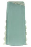 Jupe Satin Bleu Clair