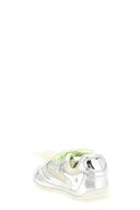 Sneakers Cuir Argenté