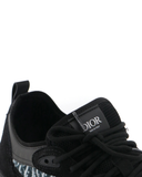 Sneakers B25 Runner Suède Dior en toile oblique et daim noir