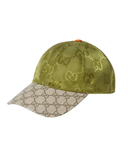 Casquette Baseball Match Motif GG Vert Foncé