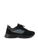 Sneakers B25 Runner Suède Dior en toile oblique et daim noir