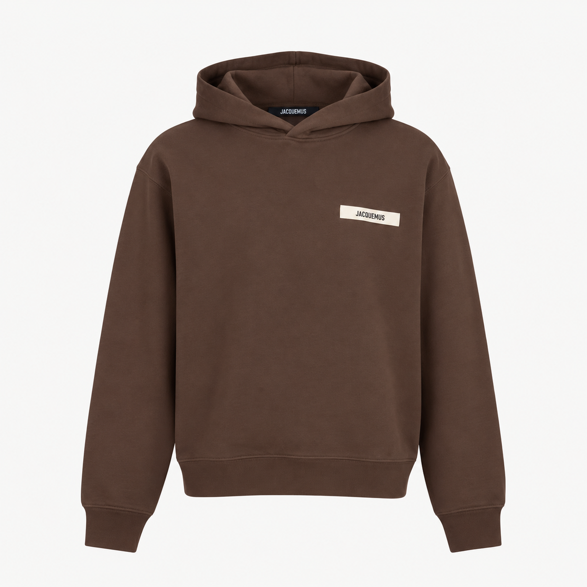 Le Hoodie Gros Grain Jacquemus Dark Brown