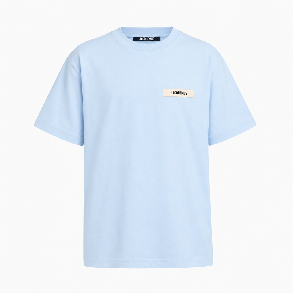 Le t-shirt Gros Grain Jacquemus Light Blue