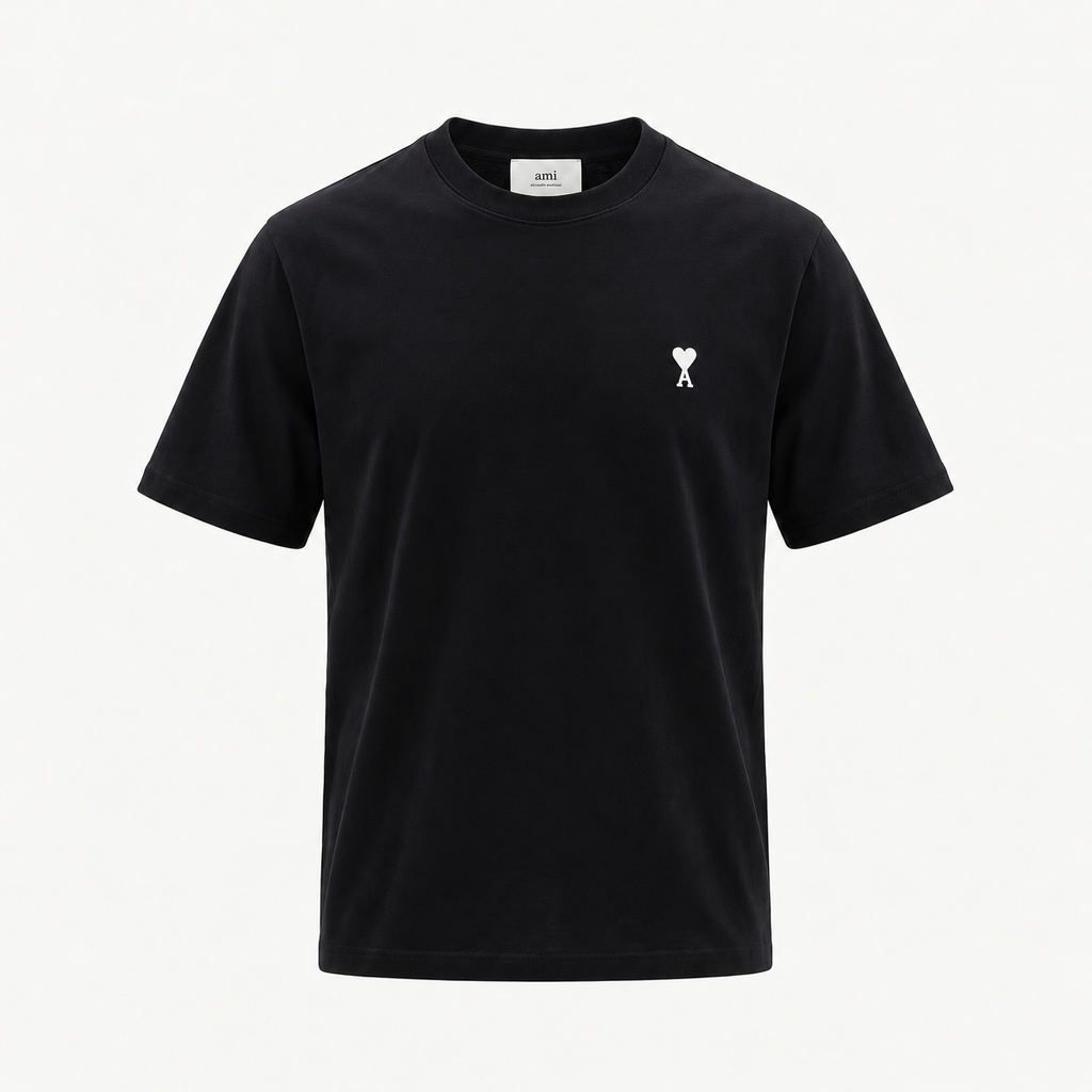 T-shirt Noir Ami de Coeur Place des Victoires