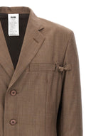 Veste Laine Marron