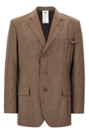 Veste Laine Marron