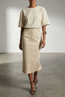Jupe Coton Blanc