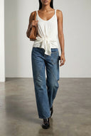 Top Soie Blanc
