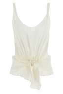 Top Soie Blanc