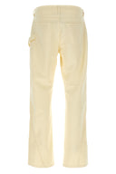 Pantalon Cuir Jaune
