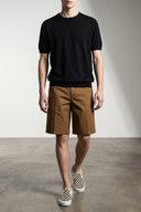 Short Coton Marron