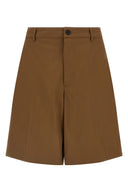 Short Coton Marron
