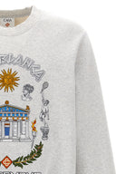 Le Temple Du Sport Sweatshirt – Sweatshirt Homme Gris en Coton Bio