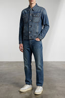 Pantalon Coton Bleu