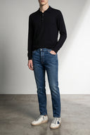 Pantalon Coton Bleu