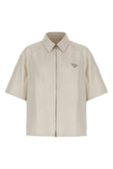 Chemise en cuir nappa