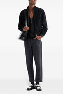 blouson aviateur en daim