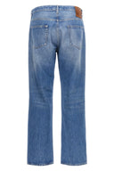 Pantalon Cuir Bleu