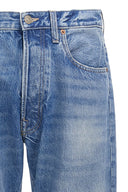 Pantalon Cuir Bleu